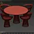 Modern Elegance: Platner Dining Set 3D model small image 2