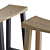 Elevate Your Space with Cox & Cox Curved Stool 3D model small image 4