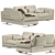 Modular Sofa Blues MaxDivani - Stylish and Versatile 3D model small image 4