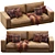 Luxurious Molteni & C Leather Reversi Sofa 3D model small image 4