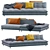 Modern Bonaldo AVARIT Sofa 3D model small image 1