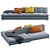 Modern Bonaldo AVARIT Sofa 3D model small image 3