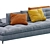 Modern Bonaldo AVARIT Sofa 3D model small image 7