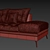 Elegant Casablanca Sofa for Corona 3D model small image 2