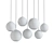 Elegant Multiport Chandelier 3D model small image 2