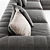 Luxurious Minotti Freeman Duvet Sofa 3D model small image 6