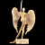 Ethereal Winged Sculpture 3D model small image 6