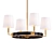 Modern Luxury Villa Chandelier 3D model small image 1