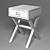 Marsel Bedside Table 3D model small image 2