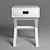 Marsel Bedside Table 3D model small image 3