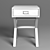 Marsel Bedside Table 3D model small image 4