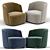 Felix Modern Armchair: Stylish Comfort for Any Space 3D model small image 2