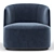 Felix Modern Armchair: Stylish Comfort for Any Space 3D model small image 3