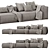 Modular Cosima Sofa: Versatile Design 3D model small image 2