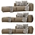 Modular Cosima Sofa: Versatile Design 3D model small image 3