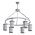 Lakehouse Outdoor Chandelier: Rustic Elegance for Your Outdoors! 3D model small image 2