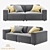 Modular Om Como Sofa 3D model small image 1