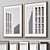 Versatile Wood Picture Frames Set 3D model small image 2