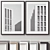 Versatile Wood Picture Frames Set 3D model small image 6