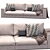 Modern Elegance: Hamilton Sofa by Minotti 3D model small image 5