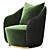 Audrey M Modern Armchair 3D model small image 4