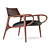 Timeless Elegance: Jader Almeida Celine Lounge Chair 3D model small image 7