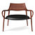 Timeless Elegance: Jader Almeida Celine Lounge Chair 3D model small image 10