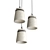 Modern Concrete Cone Pendant 3D model small image 2