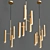 ULUR Brass Pendant Lamp - Modern Design 3D model small image 1