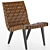 Modern Knoll Risom Lounge Chair 3D model small image 11