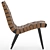 Modern Knoll Risom Lounge Chair 3D model small image 13