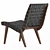 Modern Knoll Risom Lounge Chair 3D model small image 15