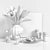 IKEA Decor Collection: Art, Flowers, Vase & More! 3D model small image 12