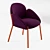 Blossoming Elegance: Andrea Dining Chair 3D model small image 3