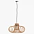 Boho Rattan Pendant Light 3D model small image 4