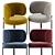 Sleek Akiko Chair: Modern Design 3D model small image 2