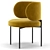 Sleek Akiko Chair: Modern Design 3D model small image 4