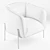 Elegant Micaela Chair: Luxurious Bliss 3D model small image 6