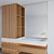 Sleek Bathroom Ensemble 3D model small image 2