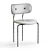 GUBI Coco Dining Chair: Sleek & Stylish 3D model small image 4