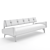 Canadian Modern Sofa: Craft Associates 1601 3D model small image 4