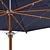 Striking Ocean Master Max Octagon Parasol 3D model small image 6