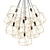 Elegant Astrid Multi Light Pendant 3D model small image 1