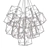 Elegant Astrid Multi Light Pendant 3D model small image 2