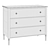 Elegant Blues Dresser: 100x83x53 cm 3D model small image 7