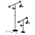 Elegant Carlisle Floor Lamp 3D model small image 15