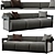 Elegant CLAUD Sofa Meridiani 3D model small image 1