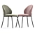 Elegant Eichholtz EN Dining Chair 3D model small image 3