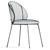 Elegant Eichholtz EN Dining Chair 3D model small image 5