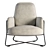 Modern Armchair with 3Ds Max 2014 3D model small image 2